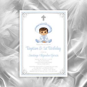 Invitation de baptême et d'anniversaire Charro arg