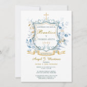 Invitation de Baptême et Premier Anniversaire (Devant)