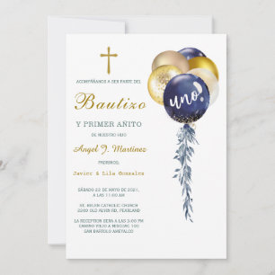 Invitation de Baptême et Premier Anniversaire