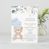 Invitation de Baptême et Premier Anniversaire (Debout devant)