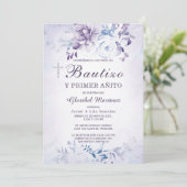 Invitation de Baptême et Premier Anniversaire (Debout devant)