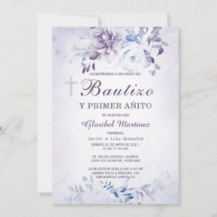 Invitation de Baptême et Premier Anniversaire