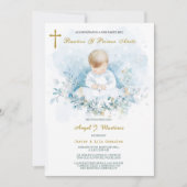 Invitation de Baptême et Premier Anniversaire (Devant)