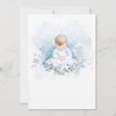 Invitation de Baptême et Premier Anniversaire (Dos)