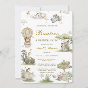 Invitation de Baptême et Premier Anniversaire