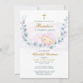 Invitation de Baptême et Premier Anniversaire Invi (Devant)