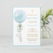 Invitation de Baptême et Premier Anniversaire Invi (Debout devant)