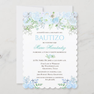 Invitation De Baptême Garçon Baptême Enfant