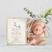 Invitation De Baptême Garçon Baptême Enfant (Debout devant)