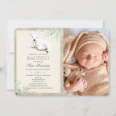 Invitation De Baptême Garçon Baptême Enfant (Devant)