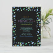 Invitation de Bar Mitzvah COLORED STARS (Debout devant)