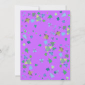 Invitation de Bar Mitzvah COLORED STARS (Dos)
