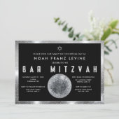Invitation de Bar Mitzvah Disco Ball (Debout devant)