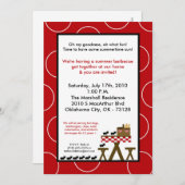 invitation de barbecue de pique-nique d'été de la (Devant / Derrière)