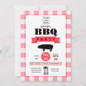 Invitation de barbecue d'entreprise avec logo (Devant)