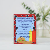 Invitation de barbecue d'étoiles (Debout devant)