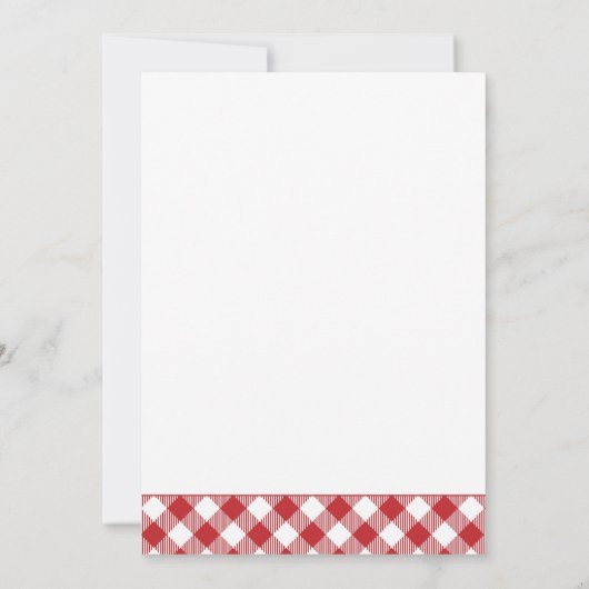 Invitation de barbecue du 4 juillet Grill and Chil (Dos)