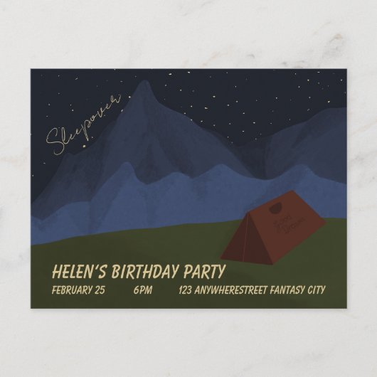 Invitation de basculement (Devant)