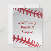 Invitation de base-ball (Devant)