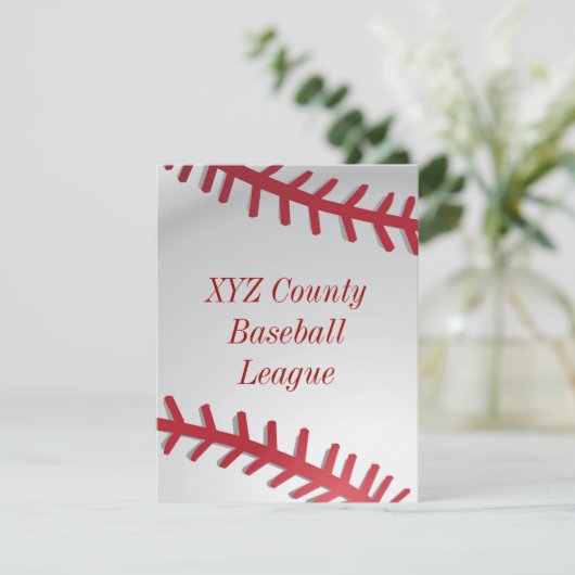 Invitation de base-ball (Debout devant)