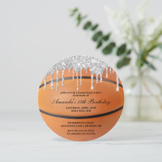 Invitation de base-ball en Parties scintillant d'a (Debout devant)