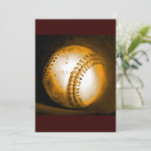 Invitation de base-ball - Invitations personnalisé (Debout devant)