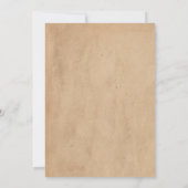 Invitation de base-ball vintage 1er anniversaire (Dos)