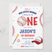 Invitation de baseball (Devant)