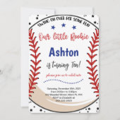 Invitation de baseball (Devant)