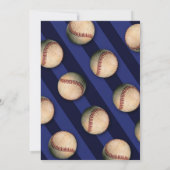 Invitation de baseball Anniversaire Fête modifiabl (Dos)