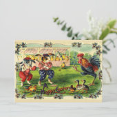 Invitation de baseball du lapin de Pâques (Debout devant)