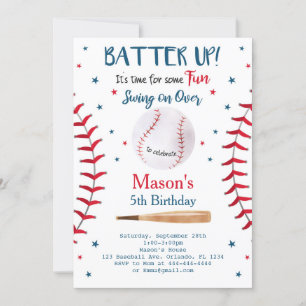 Invitation de baseball, Invitations de baseball, B
