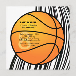 Invitation de basket-ball