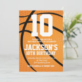 Invitation de basket-ball (Debout devant)