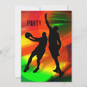 Invitation de basket-ball Duo Bright Court