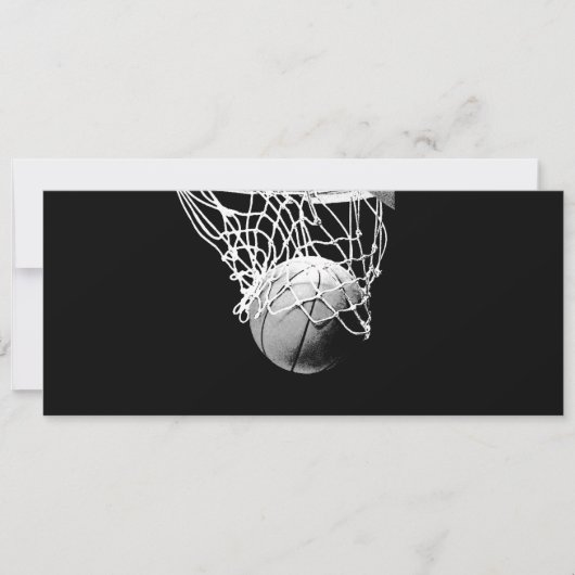 Invitation de basket-ball - Invitations sportifs (Devant)