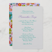 INVITATION DE BAT MITZVAH DE BARRE DE HAMSA B'NOT (Devant / Derrière)