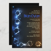 Invitation de bat mitzvah de guide d'ÉTOILE et (Devant / Derrière)