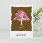 Invitation de Bat mitzvah de l'arbre de vie dans l (Debout devant)