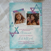 Invitation de Bat mitzvah de Parties scintillant r