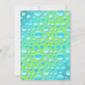 Invitation de bat mitzvah de point de polka de (Dos)