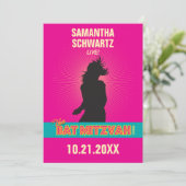 Invitation de bat mitzvah de vedette du rock dans (Debout devant)