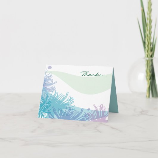 Invitation de bat mitzvah de vie marine d'océan (Devant)