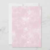 Invitation de Bat Mitzvah Rose et Or (Dos)