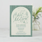Invitation de Bat Mitzvah thème camp en plein air (Debout devant)