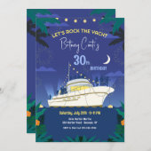 Invitation de bateau de fête (Devant / Derrière)
