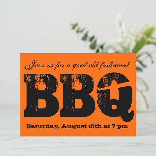 Invitation de BBQ (Debout devant)