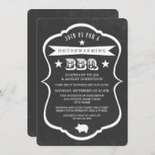 Invitation de BBQ de pendaison de crémaillère de (Devant / Derrière)