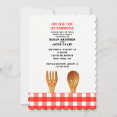 Invitation de BBQ pour la douche de mariage (Devant)