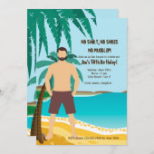 Invitation de Beach Buddy (Devant / Derrière)